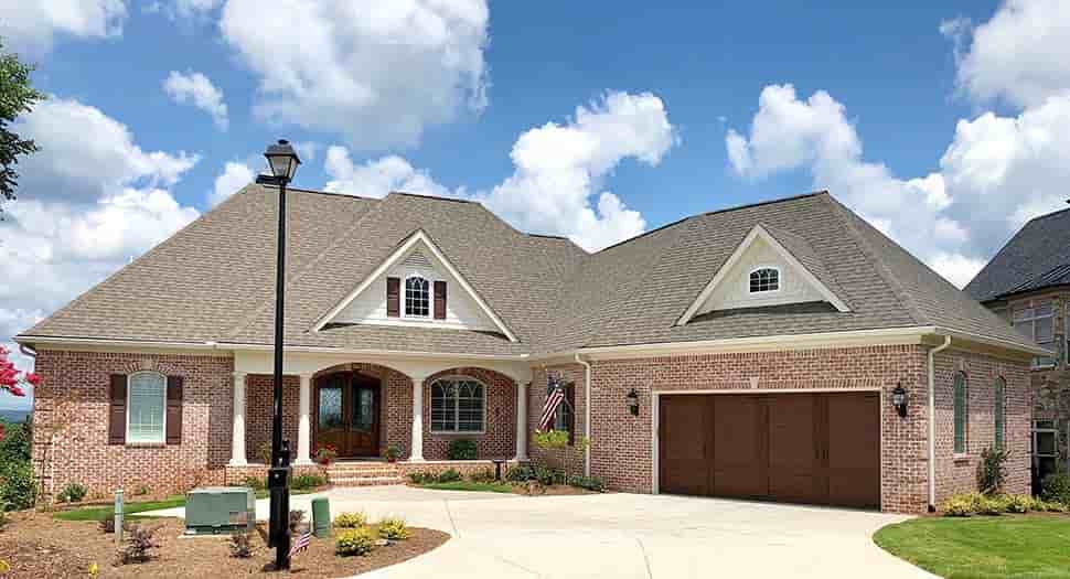 European, Traditional House Plan 50280 with 4 Beds, 4 Baths, 2 Car Garage Picture 1