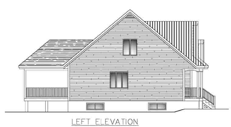 Cabin, Cottage, Country, Craftsman House Plan 50303 with 3 Beds, 3 Baths, 1 Car Garage Picture 1