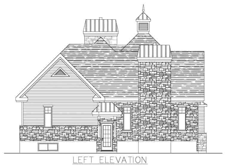 Colonial House Plan 50313 with 3 Beds, 3 Baths Picture 1
