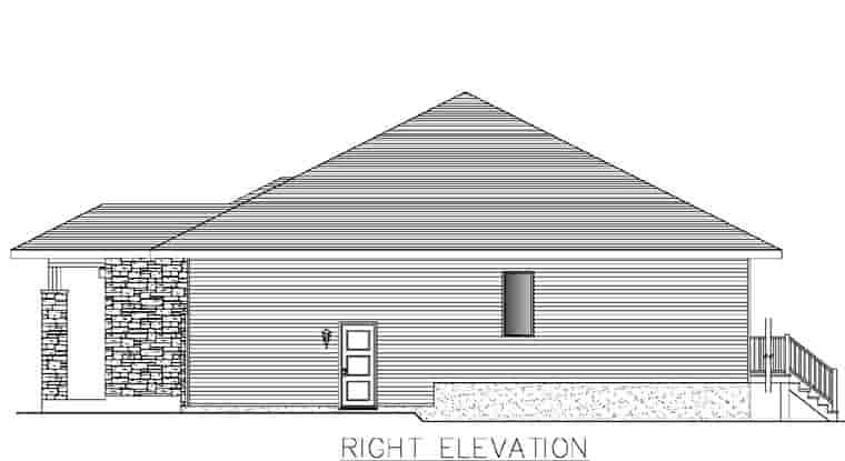 Contemporary Multi-Family Plan 50321 with 4 Beds, 2 Baths, 2 Car Garage Picture 2