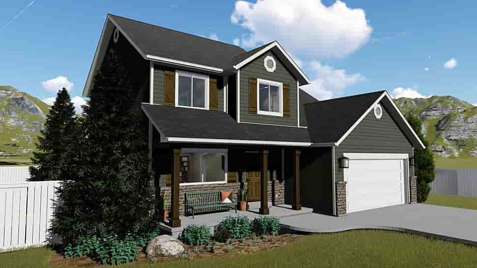 House Plan 50401 with 6 Beds, 4 Baths, 2 Car Garage Picture 1