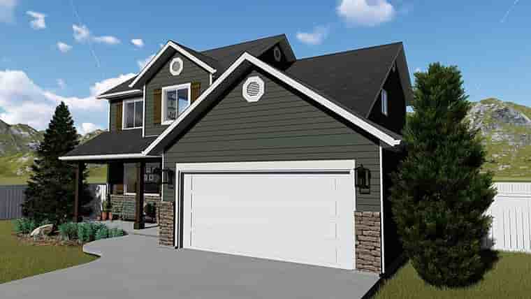 House Plan 50401 with 6 Beds, 4 Baths, 2 Car Garage Picture 2
