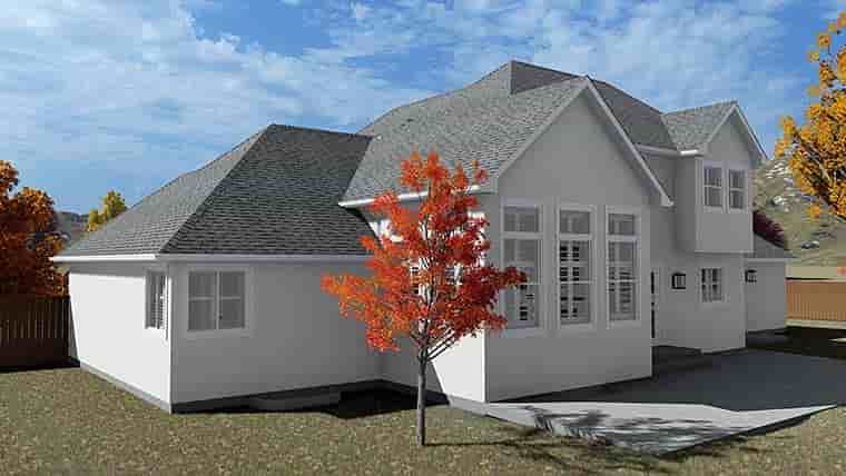 House Plan 50415 with 5 Beds, 4 Baths, 4 Car Garage Picture 5