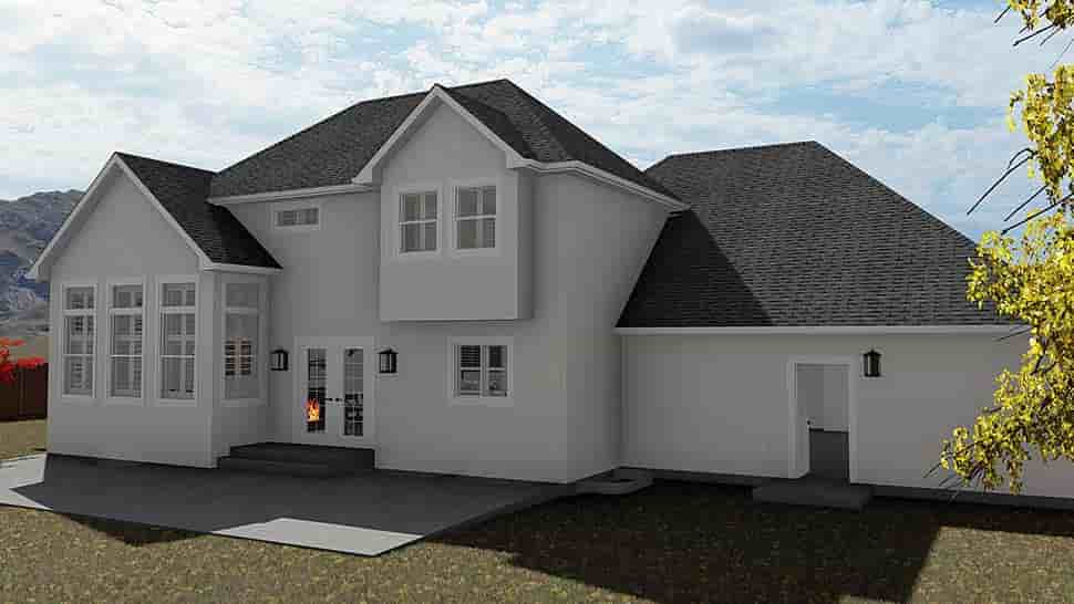 House Plan 50415 with 5 Beds, 4 Baths, 4 Car Garage Picture 6