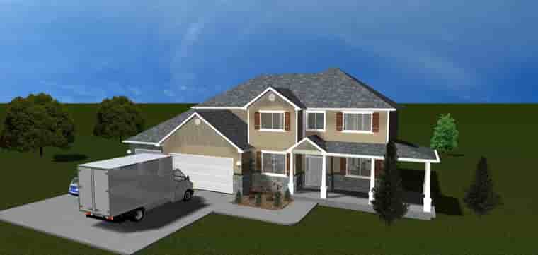 House Plan 50423 with 7 Beds, 4 Baths, 3 Car Garage Picture 11