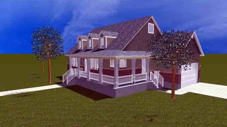 House Plan 50429 with 4 Beds, 3 Baths, 2 Car Garage Picture 11