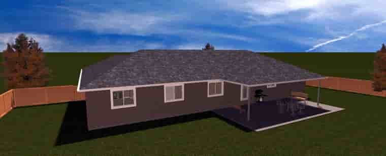 House Plan 50452 with 3 Beds, 2 Baths, 2 Car Garage Picture 8