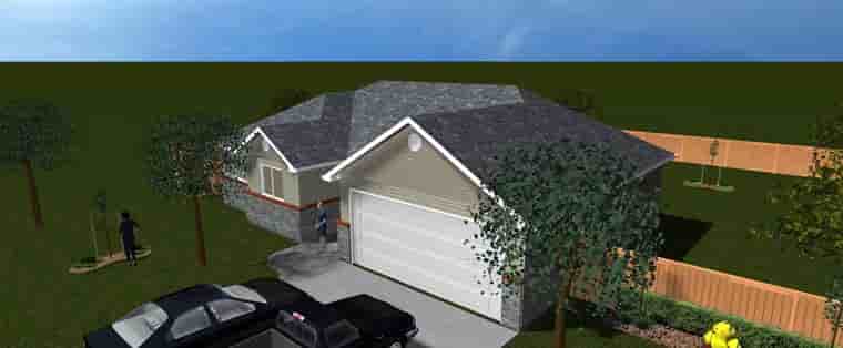 House Plan 50467 with 5 Beds, 3 Baths, 2 Car Garage Picture 14
