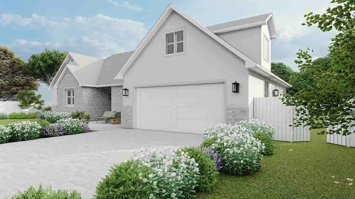 House Plan 50472 with 3 Beds, 2 Baths, 2 Car Garage Picture 1