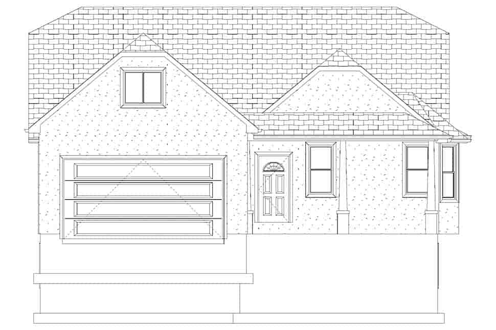 House Plan 50504 with 5 Beds, 4 Baths, 2 Car Garage Picture 3