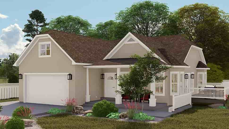 House Plan 50504 with 5 Beds, 4 Baths, 2 Car Garage Picture 4