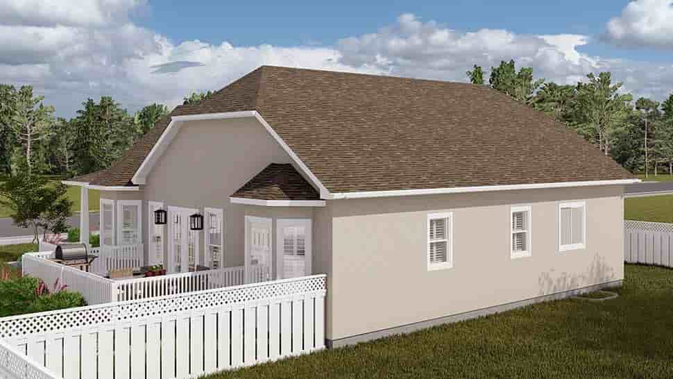 House Plan 50504 with 5 Beds, 4 Baths, 2 Car Garage Picture 6