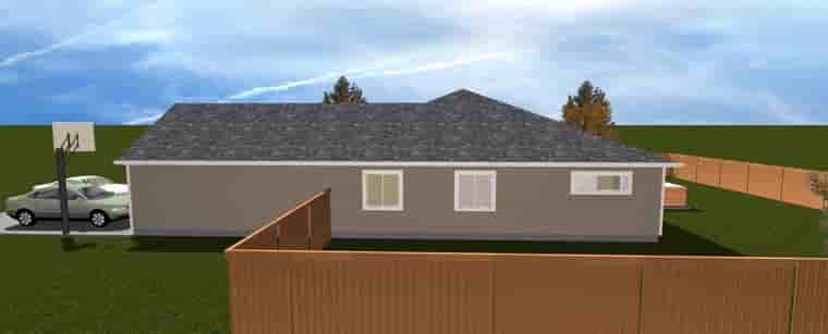 House Plan 50519 with 3 Beds, 2 Baths, 2 Car Garage Picture 6