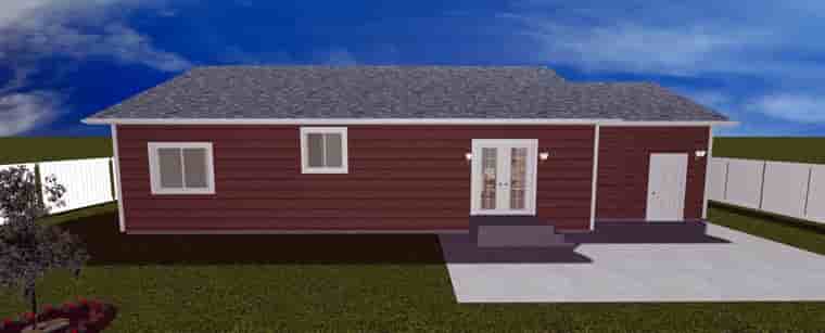 House Plan 50522 with 2 Beds, 1 Baths, 1 Car Garage Picture 12