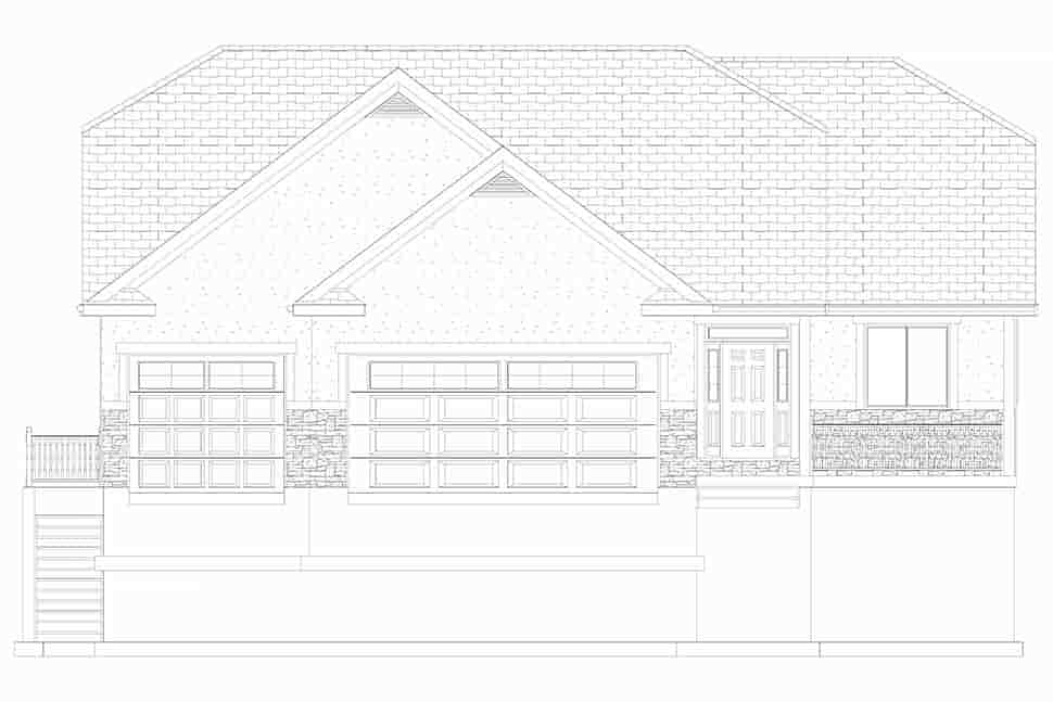 Traditional House Plan 50530 with 6 Beds, 4 Baths, 3 Car Garage Picture 25