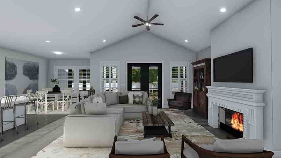 Craftsman, Ranch, Traditional House Plan 50536 with 6 Beds, 5 Baths, 3 Car Garage Picture 11