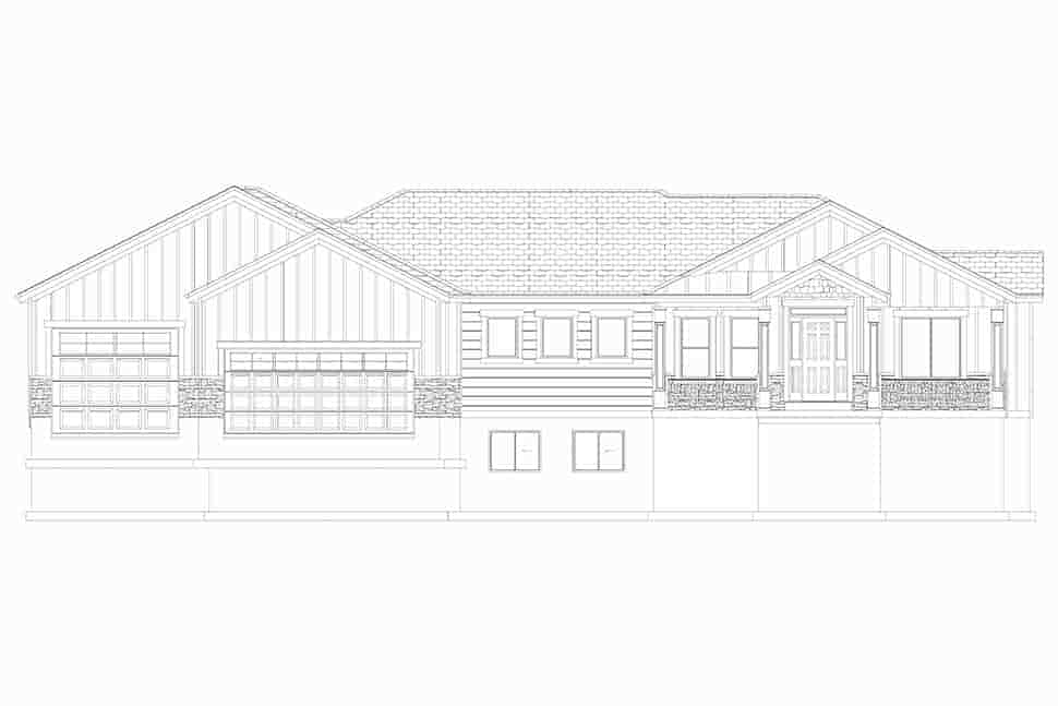 Craftsman, Ranch, Traditional House Plan 50536 with 6 Beds, 5 Baths, 3 Car Garage Picture 32