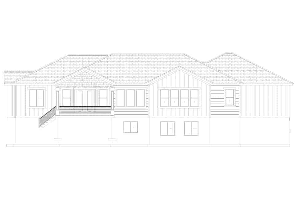 Craftsman, Ranch, Traditional House Plan 50536 with 6 Beds, 5 Baths, 3 Car Garage Picture 35