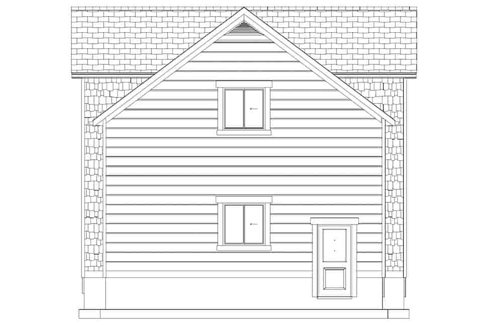 Country, Farmhouse, Traditional Garage-Living Plan 50539, 3 Car Garage Picture 12