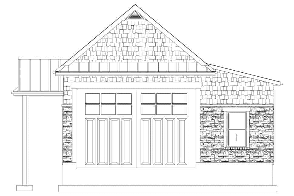 Country, Craftsman, Traditional 6 Car Garage Plan 50577 Picture 5