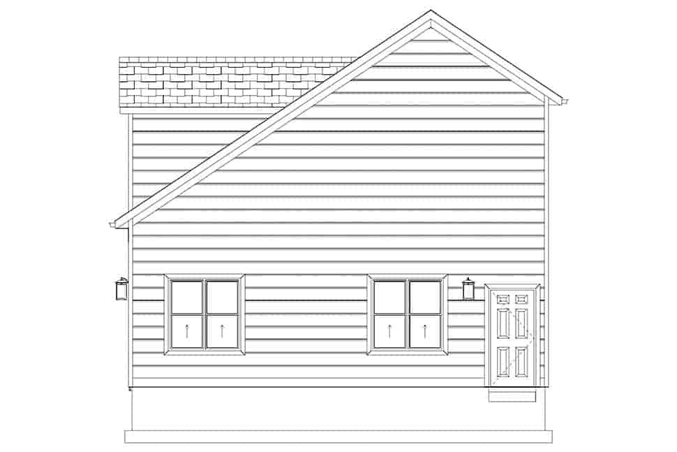 Country, Traditional 3 Car Garage Apartment Plan 50594 Picture 9