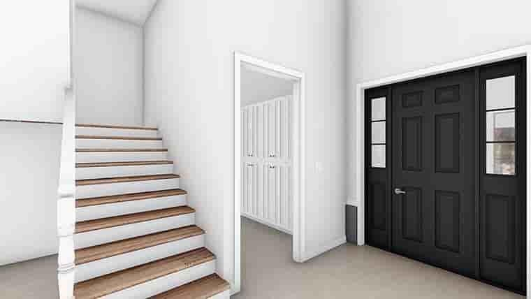 Barndominium, Country, Farmhouse, New American Garage-Living Plan 50596 with 2 Beds, 3 Baths, 2 Car Garage Picture 5