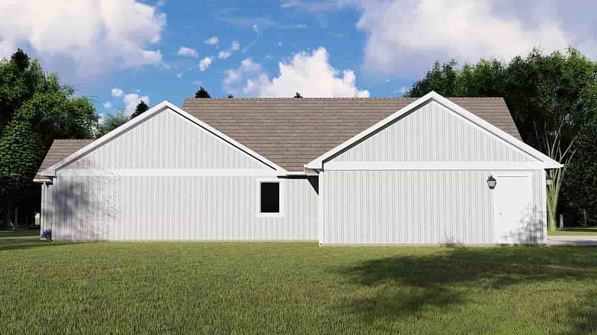 Ranch, Traditional House Plan 50698 with 3 Beds, 2 Baths, 3 Car Garage Picture 2