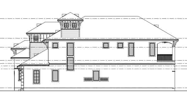 Coastal, Florida, Southern House Plan 51224 with 3 Beds, 5 Baths, 2 Car Garage Picture 3