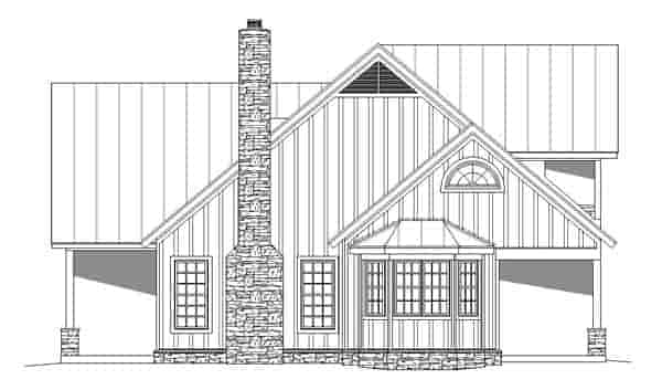 Cottage, Country, Southern, Traditional House Plan 51457 with 3 Beds, 4 Baths Picture 2