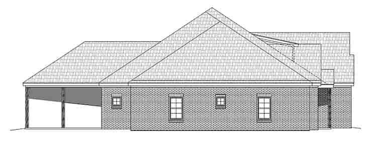 Traditional House Plan 51572 with 3 Beds, 5 Baths, 2 Car Garage Picture 1