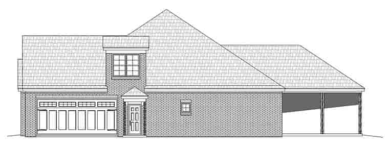 Traditional House Plan 51572 with 3 Beds, 5 Baths, 2 Car Garage Picture 2