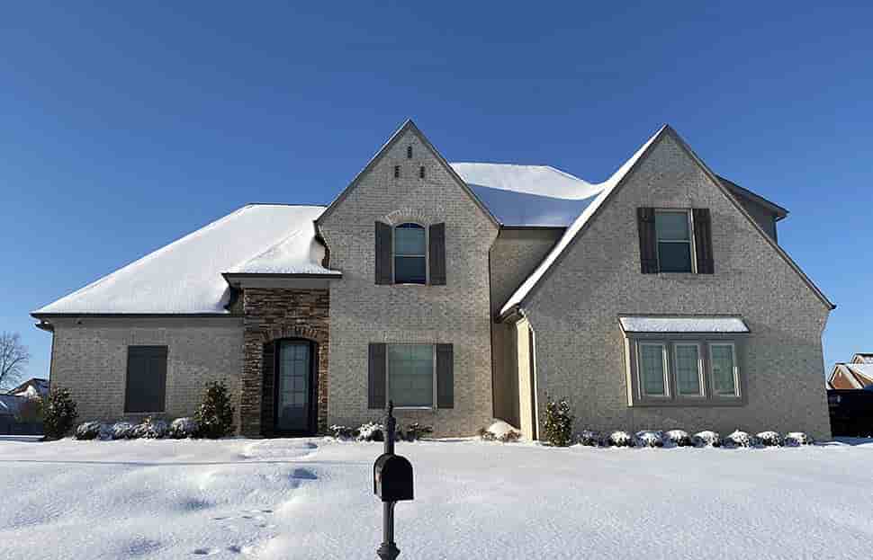 European, French Country House Plan 51586 with 4 Beds, 4 Baths, 2 Car Garage Picture 4