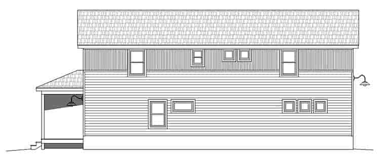 Cabin, Country, Traditional House Plan 51592 with 3 Beds, 2 Baths Picture 2