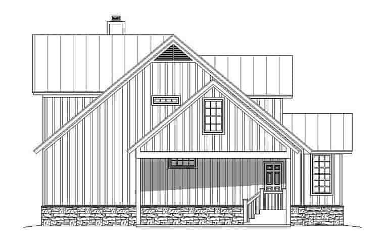 Country, Farmhouse, Southern House Plan 51593 with 3 Beds, 3 Baths, 2 Car Garage Picture 2