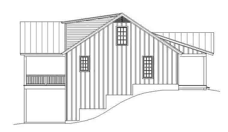 Ranch, Southern House Plan 51600 with 2 Beds, 2 Baths, 2 Car Garage Picture 2