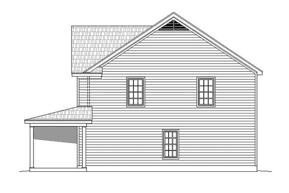 Country, Farmhouse House Plan 51621 with 3 Beds, 3 Baths, 2 Car Garage Picture 1