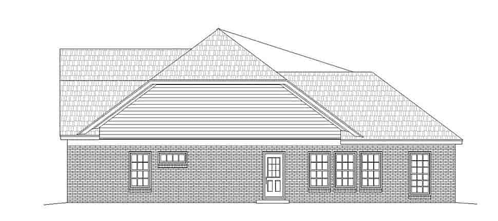 Traditional House Plan 51630 with 2 Beds, 4 Baths, 2 Car Garage Picture 1