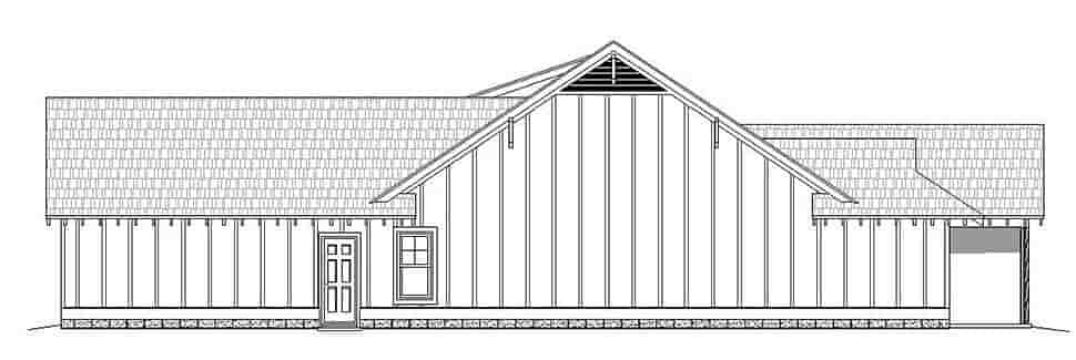 Country, Craftsman, Southern House Plan 51631 with 3 Beds, 3 Baths, 2 Car Garage Picture 1