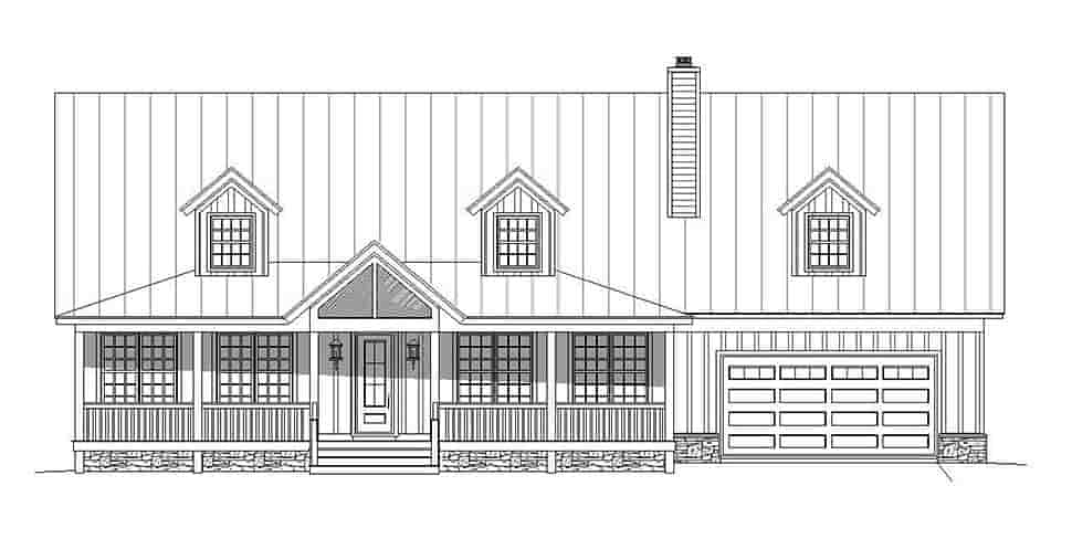 Country, Southern House Plan 51637 with 4 Beds, 5 Baths, 2 Car Garage Picture 3