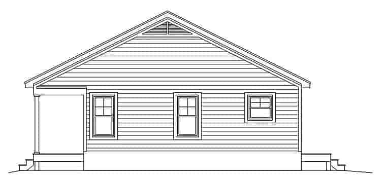 Cabin, Country, Southern, Traditional House Plan 51640 with 1 Beds, 1 Baths Picture 1