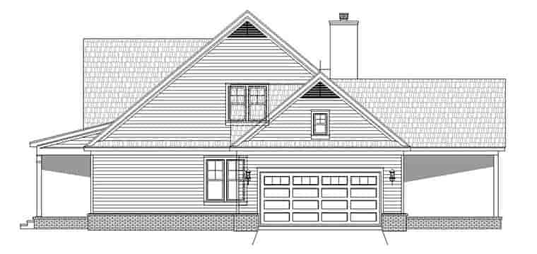 Country, Farmhouse House Plan 51656 with 3 Beds, 2 Baths, 2 Car Garage Picture 1