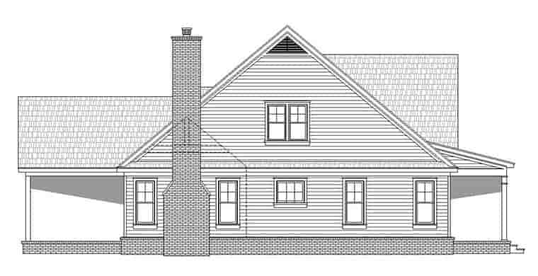 Country, Farmhouse House Plan 51656 with 3 Beds, 2 Baths, 2 Car Garage Picture 2
