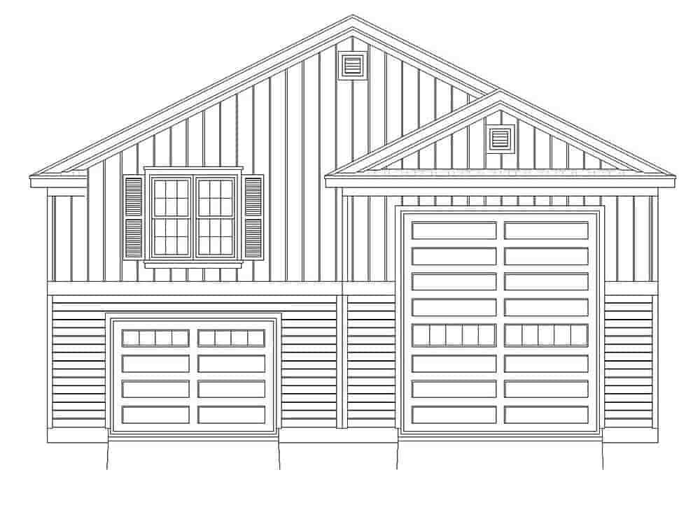 garage-plan-51668-3-car-garage-apartment-traditional-style