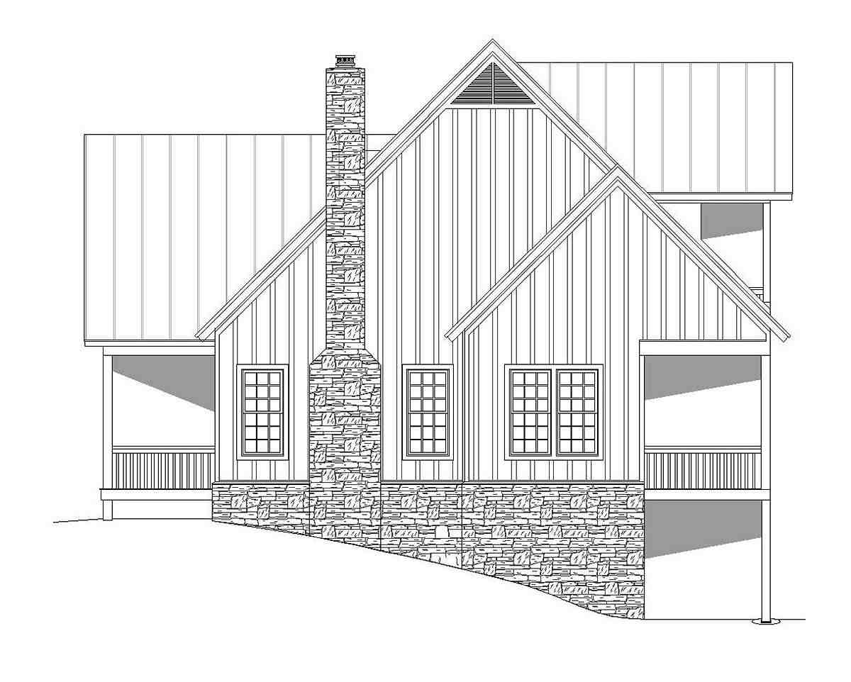 Bungalow, Cottage, Country, Craftsman, Farmhouse, Log, Tudor House Plan 51689 with 3 Beds, 4 Baths Picture 1