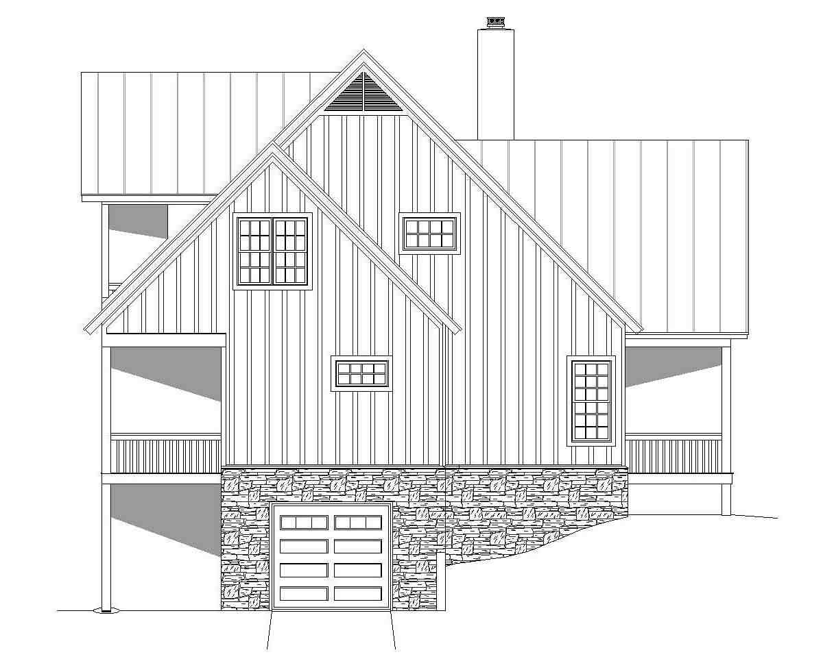 Bungalow, Cottage, Country, Craftsman, Farmhouse, Log, Tudor House Plan 51689 with 3 Beds, 4 Baths Picture 2