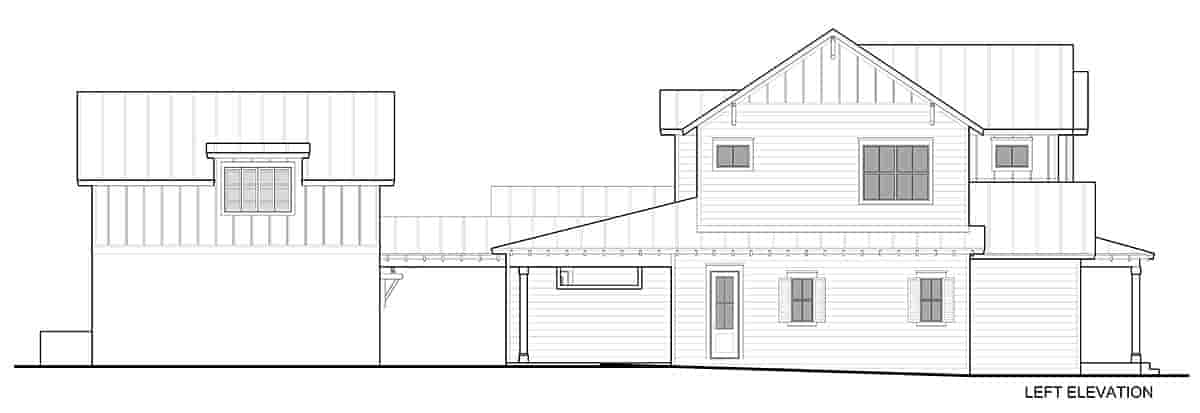 Bungalow, Cape Cod, Coastal, Country, Craftsman, Saltbox House Plan 51721 with 3 Beds, 4 Baths, 2 Car Garage Picture 2