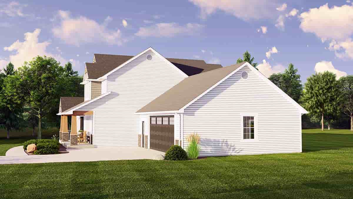 Cottage, Country, Craftsman, Farmhouse House Plan 51856 with 3 Beds, 3 Baths, 2 Car Garage Picture 1