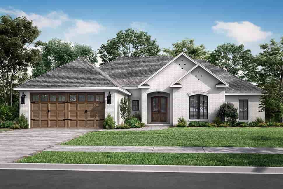 Country, European, Traditional House Plan 51904 with 4 Beds, 2 Baths, 2 Car Garage Picture 4
