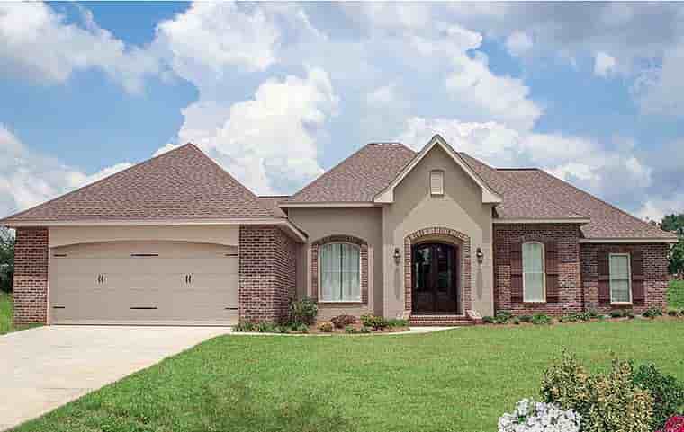 Country, European, French Country House Plan 51915 with 4 Beds, 2 Baths, 2 Car Garage Picture 5