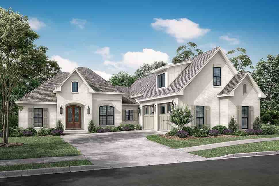 European, French Country, Traditional House Plan 51947 with 3 Beds, 3 Baths, 2 Car Garage Picture 22